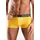 Buffalo Hipster, (Packung, 4 St.), knapp sitzende Boxershorts mit Kontrastbund aus Baumwollmischung Buffalo gelb, rot, lila, blau