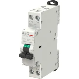 AEG Leitungsschutzschalter UC B 16A 2p, 230V 6kA Unibis 1+1pol. 1TE