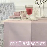 Sander Tischdecke LOFT Fb 05 rosa mit FLECKSCHUTZAUSRÜSTUNG Größe wählbar (170 rund)