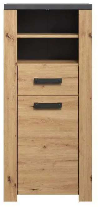 Preisvergleich Produktbild ebuy24 Badezimmerspiegelschrank Follow Badschrank Eiche dekor.