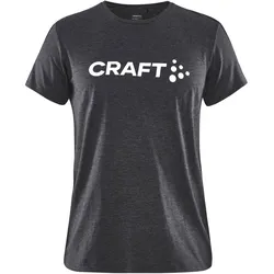 CRAFT Community Logo T-Shirt Damen 999200 - black/melange XXL