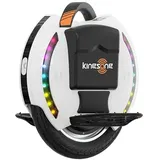 Elektrisches Einrad Kingsong KS-14S Pro 840 Wh, für Erwachsene, weiß, 800-W-Motor, Reichweite bis zu 70 km, auf 25 km/h begrenzt, 14-Zoll-Luftreifen, Lautsprecher und Bluetooth