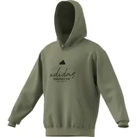 Adidas Brand Love French Terry Kapuzenpullover - Tent Green - XL - Regular