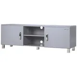 Phoenix Miami Lowboard 160 x 52,5 cm Grau Holz/Kunststoff/Metall