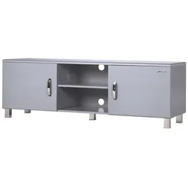 Phoenix Miami Lowboard 160 x 52,5 cm Grau Holz/Kunststoff/Metall