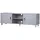 Phoenix Miami Lowboard 160 x 52,5 cm Grau Holz/Kunststoff/Metall