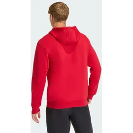 adidas Entrada 26 Kapuzenjacke Herren Team Power Red 2/White 3XL