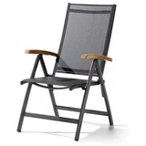 Sieger Cadiz Klappsessel 71 x 71 x 109 cm eisengrau/grau
