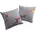 Wirth Kissenbezug Planes Action 40 x 40 cm Grau