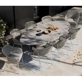 Royal Garden Gartentisch 239 x 119 x 72,5 cm Grau/Khaki