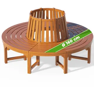 CASARIA Baumbank Ø 160 cm Braun