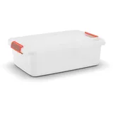 KIS Aufbewahrungsbox K-Latch M 59 x 39 x 18 cm 1-tlg. transparent/orange