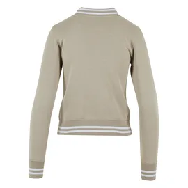 URBAN CLASSICS Damen Collegejacke Kreidestaub/Kreidestaub XS