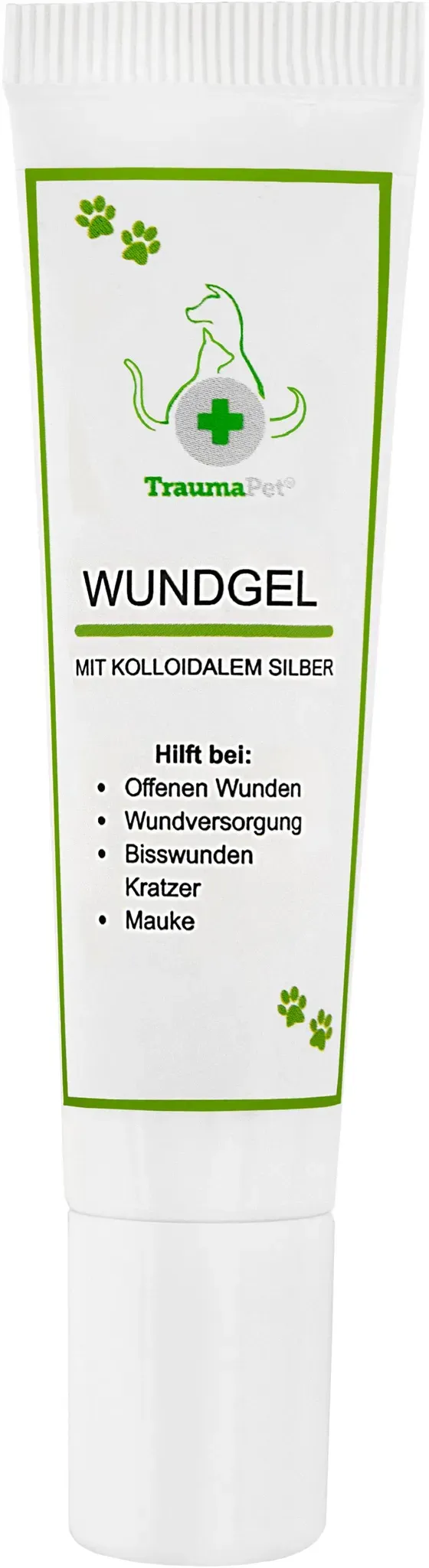 TraumaPet Wundgel mit kolloidalem Silber für Hunde, Katzen und Pferde Gel 15 ml