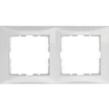 Berker Abdeckrahmen 2-fach S1 Polarweiß