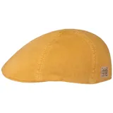 Stetson Schiebermütze Flat Cap Texas aus 100% weicher Baumwolle braun|gelb 61/XL