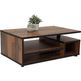 Hela Eike rollbar Oldwood schwarz / braun 110 x 68 x 50 cm