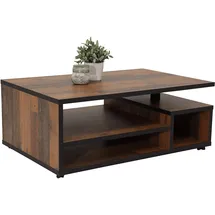 Hela Eike rollbar Oldwood schwarz / braun 110 x 68 x 50 cm