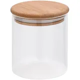 vidaXL Vorratsgläser mit Bambusdeckel 6 Stk. 600 ml - Transparent