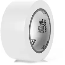 a.m.p.e.r.e Bodenmarkierungsband Traffic Tape 50 mm x 33 m weiß