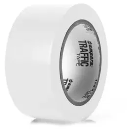 a.m.p.e.r.e Bodenmarkierungsband Traffic Tape 50 mm x 33 m weiß