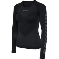 hummel First Seamless langarm Funktionsshirt Damen black M/L