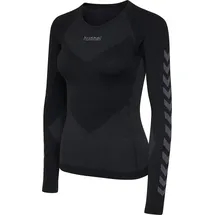 hummel First Seamless langarm Funktionsshirt Damen black M/L