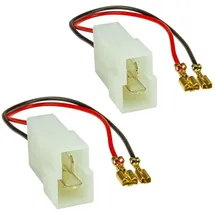 tomzz Audio 7103-000 Lautsprecheradapter (2er Set) auf DIN kompatibel mit Audi Daihatsu Hyundai Ford Kia Subaru Suzuki Mazda