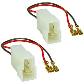 tomzz Audio 7103-000 Lautsprecheradapter (2er Set) auf DIN kompatibel mit Audi Daihatsu Hyundai Ford Kia Subaru Suzuki Mazda
