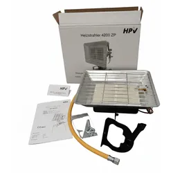 HPV Heizstrahler 4200ZP mit Zündsicherung und Piezo