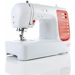 CARINA Computer-Nähmaschine "Comfort" Nähmaschinen mit Zubehör rot (weiß, rot) Computernähmaschinen