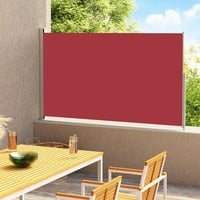 vidaXL Ausziehbar Seitenmarkise 300 x 180 cm rot 313404