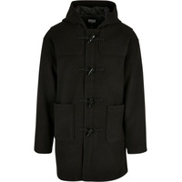 URBAN CLASSICS Men's TB5542-Duffle Coat Black, M