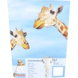 Herlitz Zeichenblock DIN A4, 100 g/qm, 20 Blatt VE=1