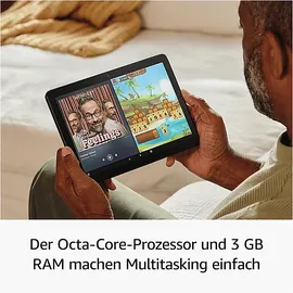 Amazon Fire HD 10 Tablet (2023) WiFi 32 GB mit Werbung Schwarz