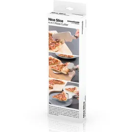 InnovaGoods 4-in-1 Pizzaschneider Edelstahl Silber