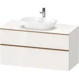 Duravit Waschtischunterschrank wandhängend „D-Neo“ 120 × 66,4 × 55 cm in Weiß Hochglanz