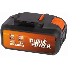 Powerplus Dual Power Akku 40 V Li-Ion 8,0 Ah 2 Stück