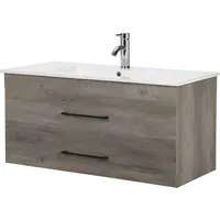 WELLTIME Florenz Waschtisch 100 x 46 cm Grau