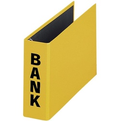 Pagna Bankordner »Basic Colours« gelb, 5x14x25 cm