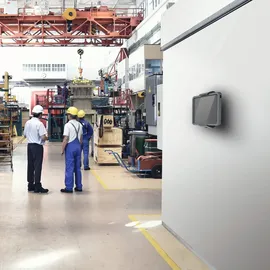 Durable Tablet Holder Wall XL für Samsung Galaxy Tab, Medion LifeTab Silber