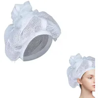 BAIYSFFG 1 PCS Net Plopping Cap for Drying Curly Hair,Soulta Trockenhauben für Lockigem Haare,Soulta Net Plopping Cap for Drying Curly Hair with Drawstring,Net Plopping Cap for Drying Curly Hair.