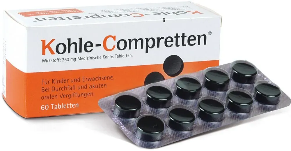 kohle-compretten 60 st