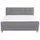 Home Affaire Boxbett HOME AFFAIRE "Lonrai", grau, B:188cm L:207cm, Komplettbetten, in H2,H3 & H4 und XXL - Überlänge 220cm wählbar, inkl. Topper