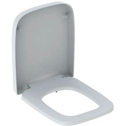 Geberit Renova Plan WC-Sitz eckiges Design Bef. von oben m. Absenkautomatik o. Quick-Release Bef. von oben weiß/glänz. 572120000