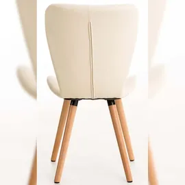 CLP 4er Set Esszimmerstuhl Elda Kunstleder