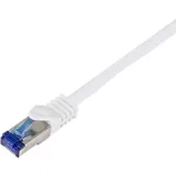 Logilink C6A081S RJ45 CAT 6a S/FTP 7,5 m weiß,