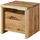 MASSIVMOEBEL24.DE Nachtschrank PURE OAK 45 x 45 x 45 cm Beige