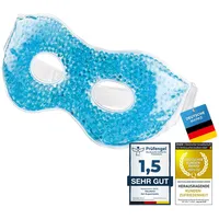 Feluna® Gel-Augenmaske Entspannungsmaske Wellnessmaske für Kältetherapie Gelmaske Kühlmaske für Sonnenbrand & Allergien Kühlbrille Entspannungsmaske bei Migräne und Kopfschmerzen (Augenmaske)