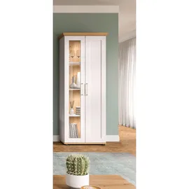 xonox.home Vitrine Verona 64 x 37 x 161 cm Weiß